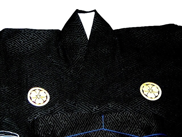 【新品】お宮参り着物　男の子　呉服店　家紋なし お宮参り 男の子 着物 絹 京の呉服 かつおか