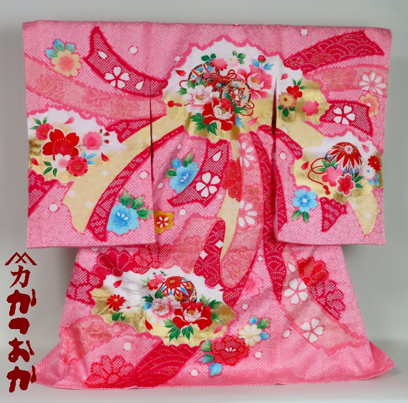 女児産着  手毬柄 楽天市場】【レンタル】お宮参り 着物 女の子 産着レンタル 祝い