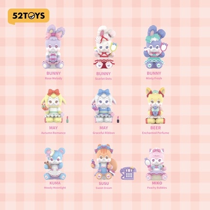 公式】52TOYS BLINDBOX FUWAFUWA グラマーキューティー シリーズ