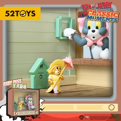 52TOYS BLINDBOXシリーズ トムとジェリー クラシックモーメント8個 公式】52TOYS BLINDBOX トムとジェリー クラシックモーメント