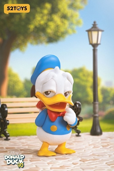 52TOYS ドナルドダックフィギュア 公式】52TOYS 3.75'シリーズ ドナルドダック モノクロ