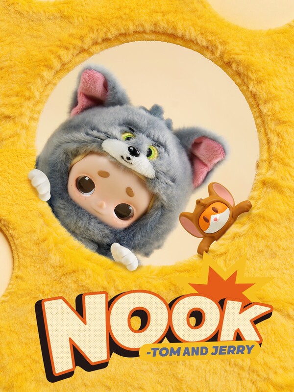 公式】NOOK（ヌーク） ×トムとジェリー ぬいぐるみストラップ