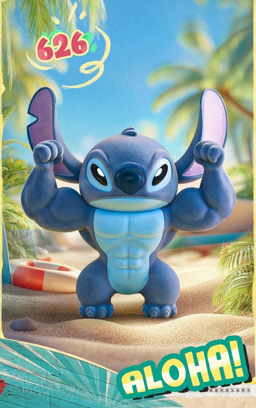 ビッグフィギュア ディズニー スティッチ 限定フィギュア ガントゥとの