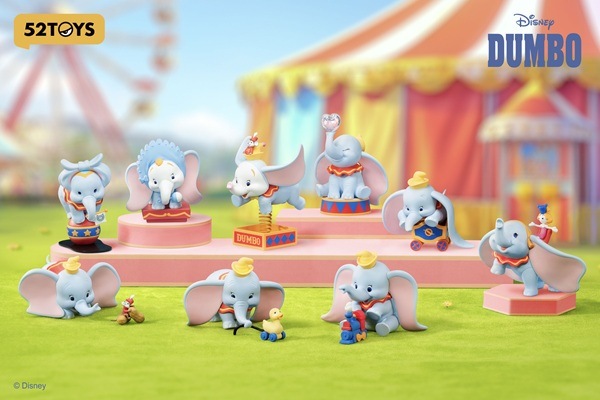 公式】52TOYS BLINDBOX ディズニー ダンボ Happy Times シリーズ