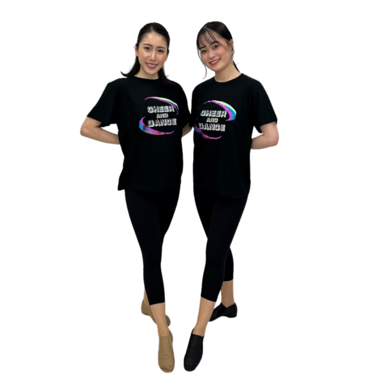 CHEER AND DANCEキラキラTシャツ 【55チア オリジナル】 | 55