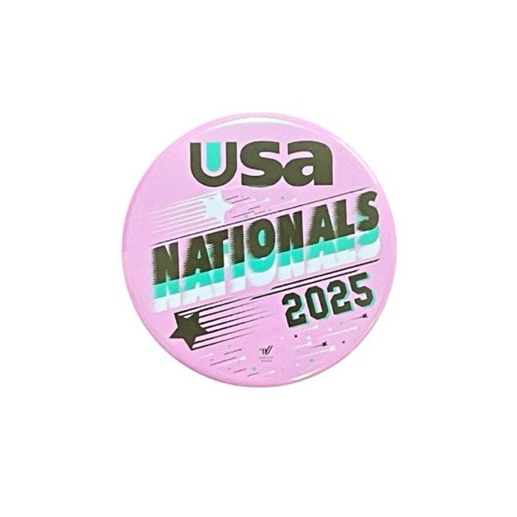 Nationals 2025 缶バッジ ［大］ | USA-Japan Official Goods,大会記念