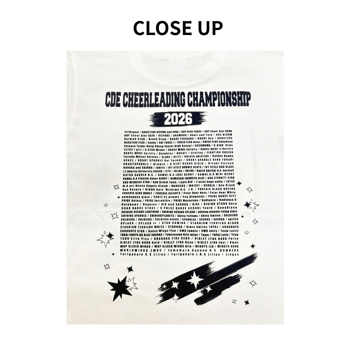 �ڢ�ͽ����ʸ����10/4(��)��10/12(���) ��CDE Cheerleading Championship 2026���ǰT�����