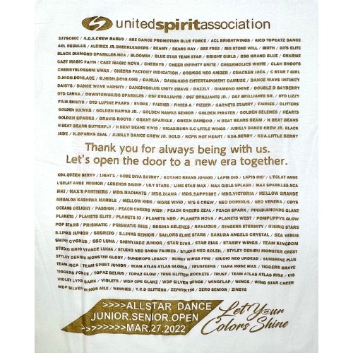 All Star Usa Nationals 22 Tシャツ Usa Japan Official Goods 大会記念 グッズ チアリーダー S セレクトショップ 55cheer 55チア