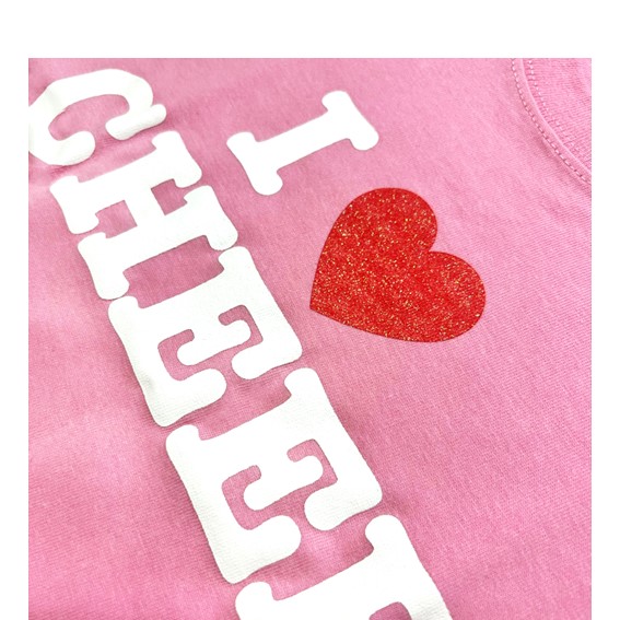 I LOVE CHEER Tシャツ【55チア オリジナル】 | 55チア オリジナル