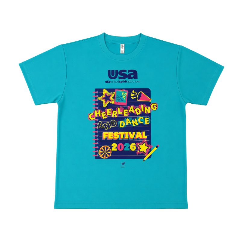USAチアリーディング&ダンスフェスティバル2026 ドライTシャツ | USA