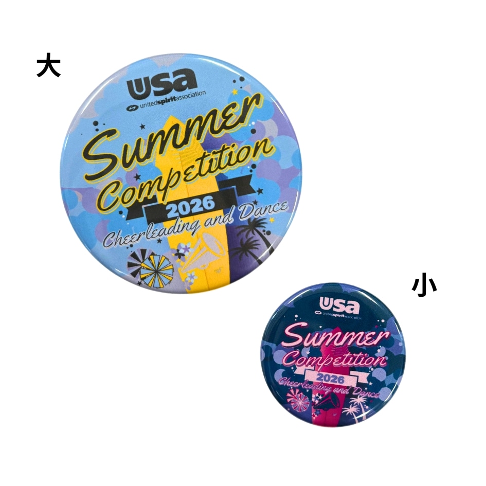 USA Summer Competition 2026 缶バッジ ［小］ | USA-Japan Official
