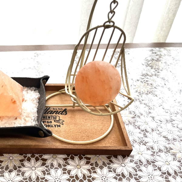 ボール型岩塩 約5cm 天然 ロックソルト パワーストーン 盛り塩 浄化