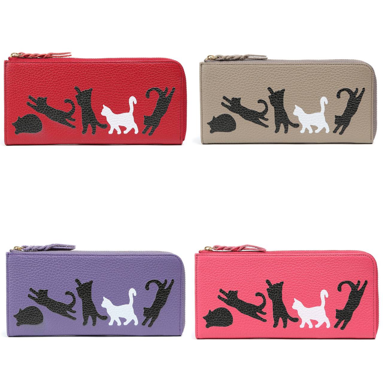 【中古】 うちの猫 ３/ラポート L字長財布 猫のお散歩レディースバッグ 大人かわいい&かっこいい