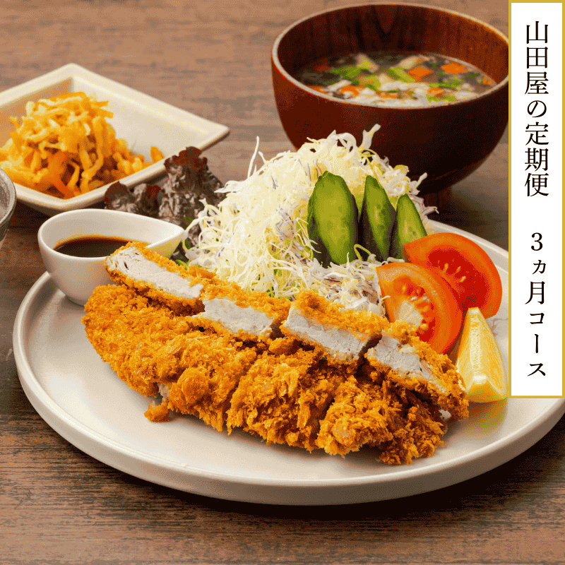 山田屋の定期便 3ヵ月コース <br>(冷凍・要フライ調理)<br>