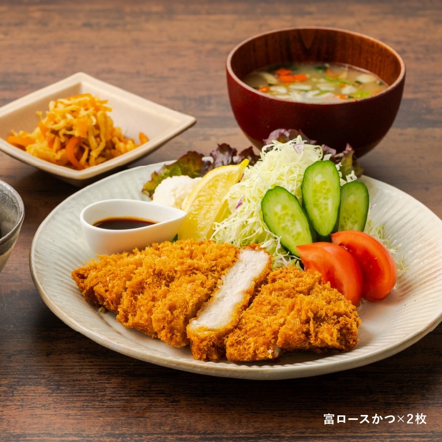 メロジョイ　エビフライ　とんかつ　チーズなどのセット 関東限定】選べるセット(冷凍・要フライ調理)・富ヘレ×2枚・富ロース×2