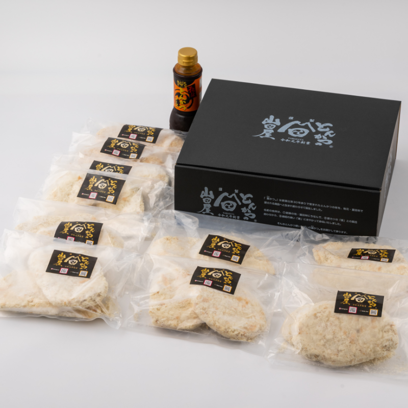 バラエティセット<br>(冷凍・要フライ調理)<br><br>・富ヘレ×1個<br>・富ロース×1個<br>・一口ヘレかつ×2個<br>・さつまいもバターコロッケ×1個<br>・牛すじコロッケ×1個<br>・海老フライ×2本