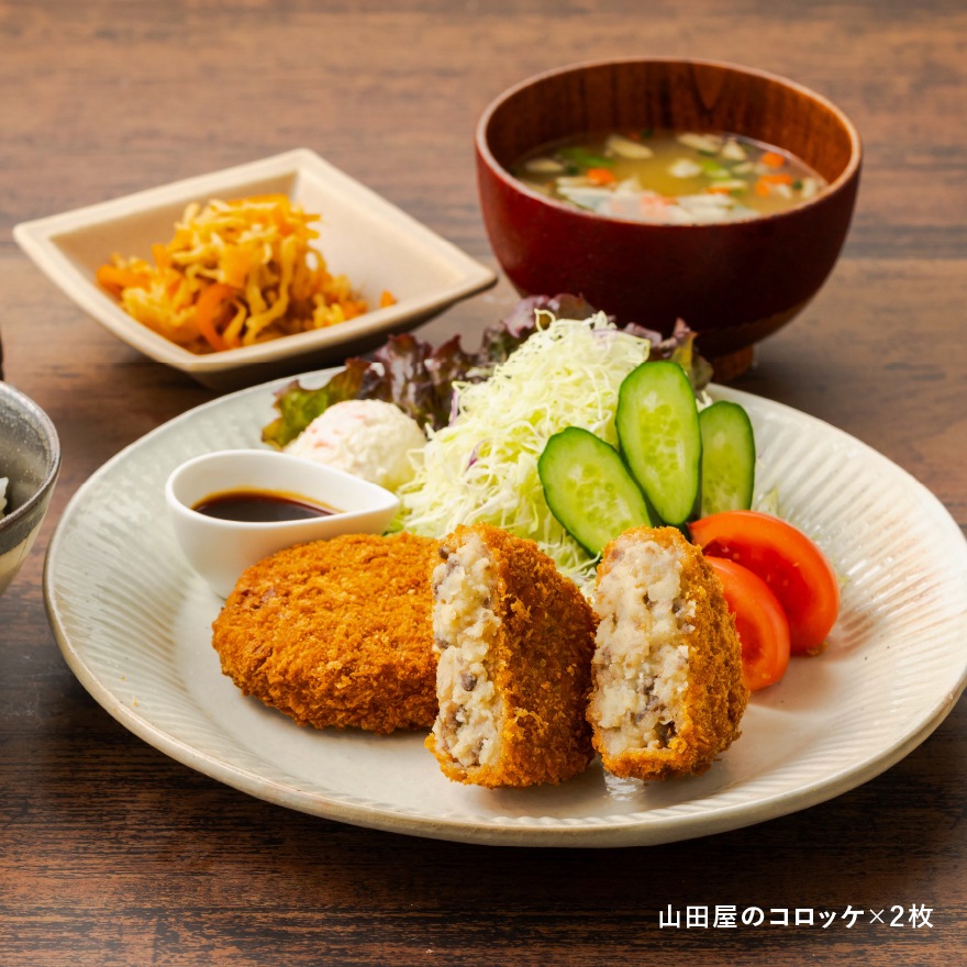 初回限定セット　送料無料！※ <br>(冷凍・要フライ調理)<br><br>・富ヘレ×2枚<br>・富ロース×2枚<br>・コロッケ×2個<br>・ソース小袋