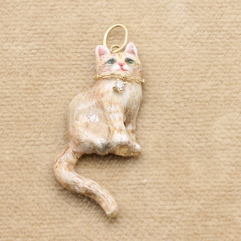 ジャルダンペンダントヘッド 「茶トラ猫」 | ジェイパールオンライン