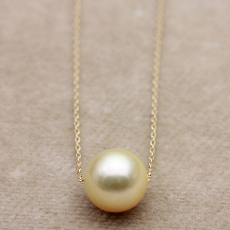 アコヤゴールドパールネックレス N-01 9mm | ジェイパールオンライン