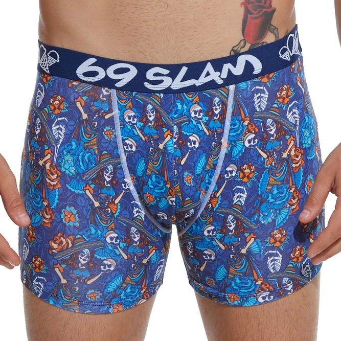 【新品未使用】69SLAM 上下セット（S） ボクサーパンツ メンズ ロックスラム 69SLAM バンブー 綿混