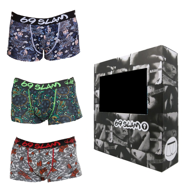 �ڥХ�֡����åȥ�ۥ��硼�Ⱦ� Ȣ���� 3�� ���եȥ��å� BOXER PACK��PACGSM-BB ��:  GEISHA /SKY DRAGON /MAYAN DRAGON���ܥ������ѥ�� ����̵��