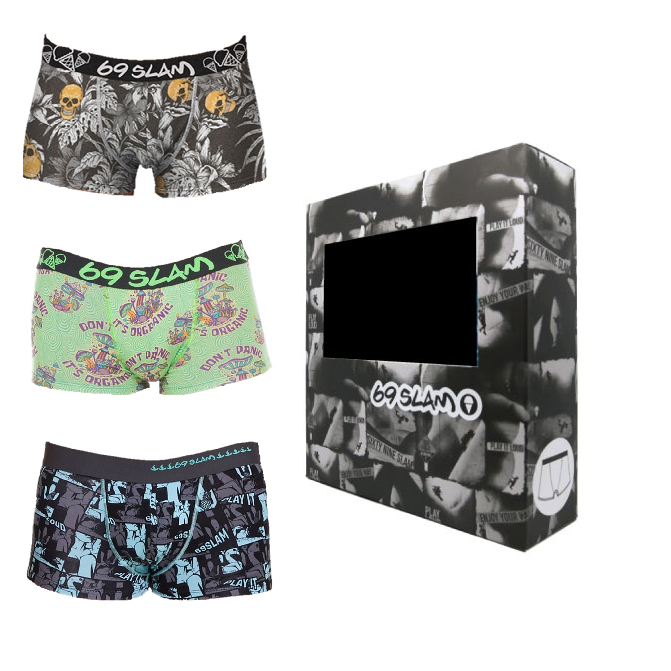 ����̵���ڥХ�֡����åȥ�ۥ��硼�Ⱦ� Ȣ���� 3�� ���եȥ��å� BOXER PACK��PACOWC-BB ��:OGANIC TRIP /WILD GARDEN/COMIX STRIP���ܥ������ѥ��