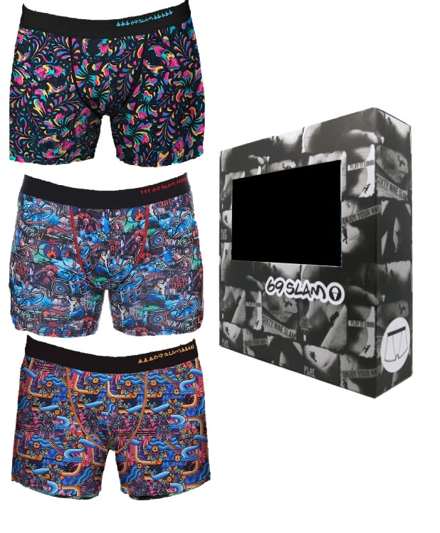 ����̵���ڥݥꥨ���ƥ�ۥ쥮��顼�� 3�� ���եȥ��å� BOXER PACK��PACATP-PO ��:ALIEN EYE /TIGER SKULL/PUNK BUSKERS������BOX�Ĥ����ܥ������ѥ��
