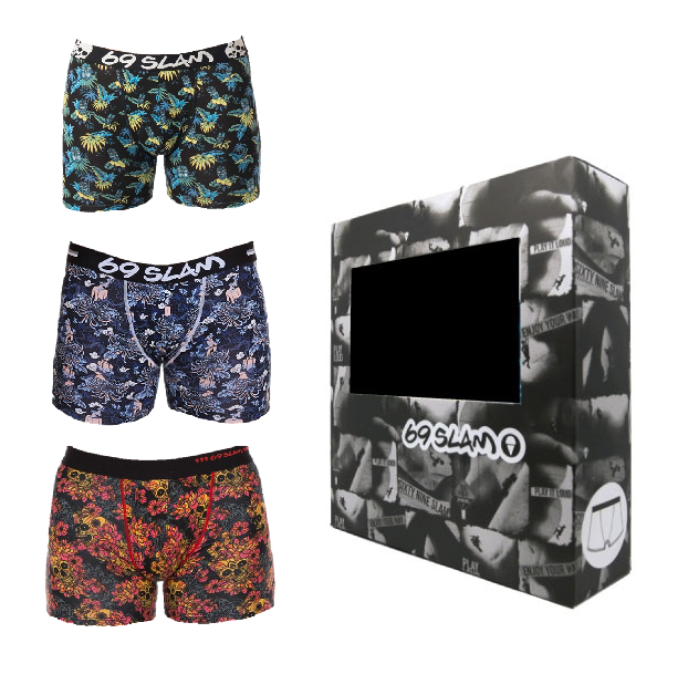 �ڥХ�֡����åȥ�ۥ쥮��顼�� Ȣ���� 3�� ���եȥ��å� BOXER PACK��PACIGS-BB ��:TIKI FACE /GEISHA/SKULL BLOOM ����BOX�Ĥ����ܥ������ѥ�� ����̵��
