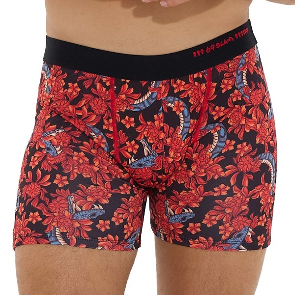 ボクサーパンツ4枚購入で1枚無料!!】レギュラー丈 MBYBSK-PO 柄 