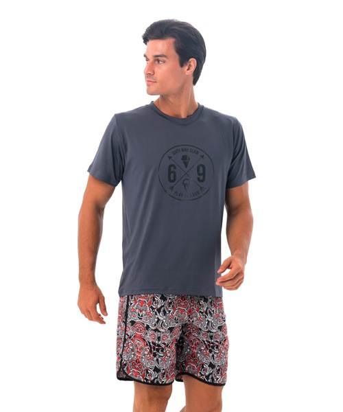 �ڥ�� Ⱦµ��å���T����� UV���åȡ�MTZOSS-GY ��:69 CROSS