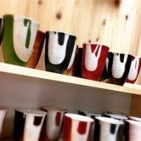山口陶漆器　拭き漆　ビアカップ（黒緑）|大内塗　山口県伝統工芸品|山口県の名産品ギフト