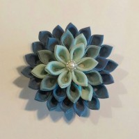 玉手箱　つまみ細工ブローチＡ（１点物）|玉手箱　和小物&装飾品|女性作家ハンドメイド雑貨