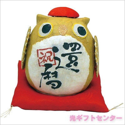 ちぎり和紙 長寿の祝いふくろう 還暦 6 4a なら 全ギフト一覧 年祝いや名言 招福ギフト専門店 光ギフトセンター
