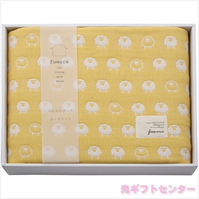 fuwara ふわら 六重織ガーゼケット ひつじ FWR8005 なら 全