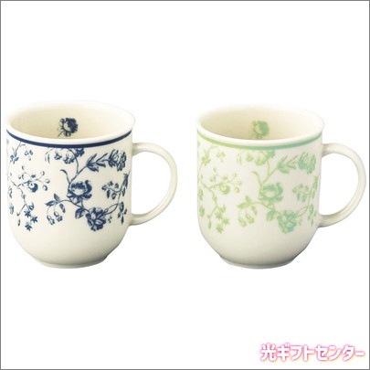 LAURA ASHLEY ローラ アシュレイ アリア ペアマグセット LA110-13 なら 