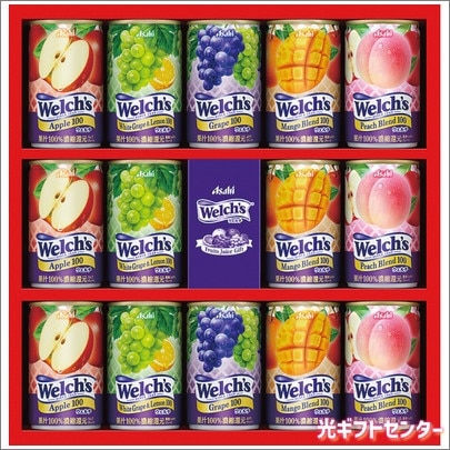 Asahi カルピス ウェルチ 100％果汁ギフト（14本） WS20T なら 全