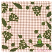 MOOMIN　ムーミン　ちょっと一息　タオルハンカチ　グリーン　スナフキン　47-0310090G