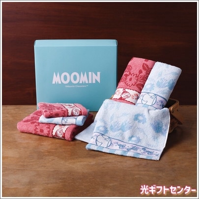 MOOMIN ムーミン フェイスタオル・タオルハンカチセット 47-5829300