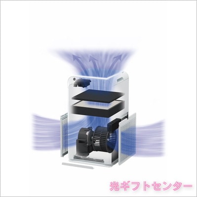 DAIKIN ダイキン ストリーマ 空気清浄機（25畳） ACM555A-W なら