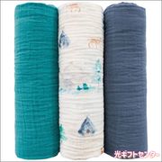 Swaddle Designs　スワドルデザインズ　モスリンブランケット３枚セット　マウンテン＆ツリー　SDM-1033WMT
