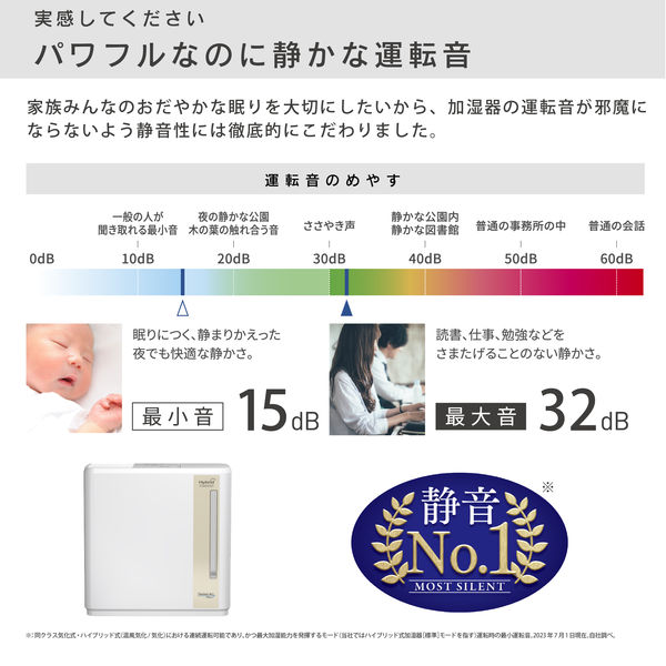 Dainichi Plus ダイニチ ハイブリッド式加湿器 HD-C900G(W) ホワイト