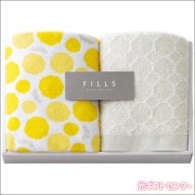 ＦＩＬＬＳ　フェイスタオル２枚セット ダンデライオン×モロッカン　F-50104