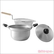 ｄａｎｃｙｕ　ダンチュウ　木柄ザル付鍋セット（２２ｃｍ）　DA-36