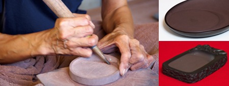 山口県伝統工芸品 赤間硯 小 なら 山口県の名産品ギフト,赤間硯 山口県