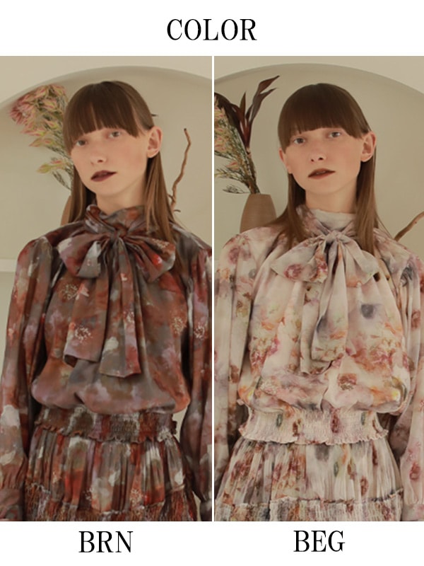 ヒメタウツクシサblouse | TOPS | MISSME BY CHALING 