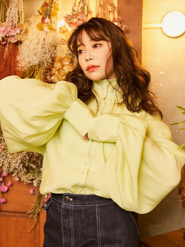 BIG ribbon blouse | ALL ITEM | MISSME BY CHALING