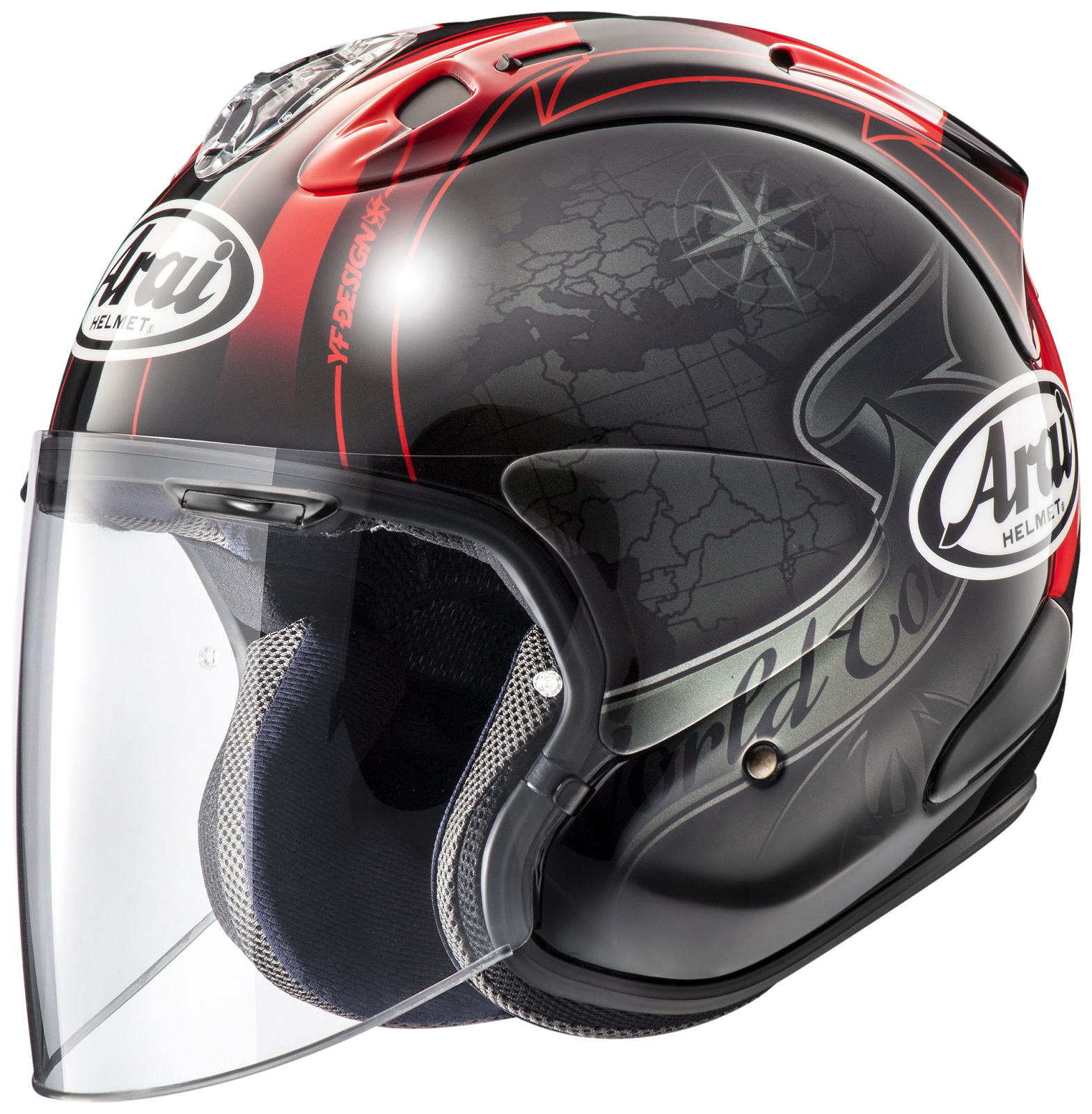 Arai ジェットヘルメット VZ-RAMハラダ ハラダツアー 黒 アライヘルメット VZラム ハラダツアー 黒 【VZ-RAM HARADA-TOUR BLACK