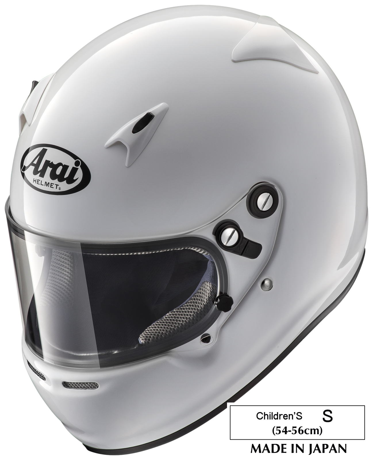 Arai ヘルメット ホワイト シールド付き
