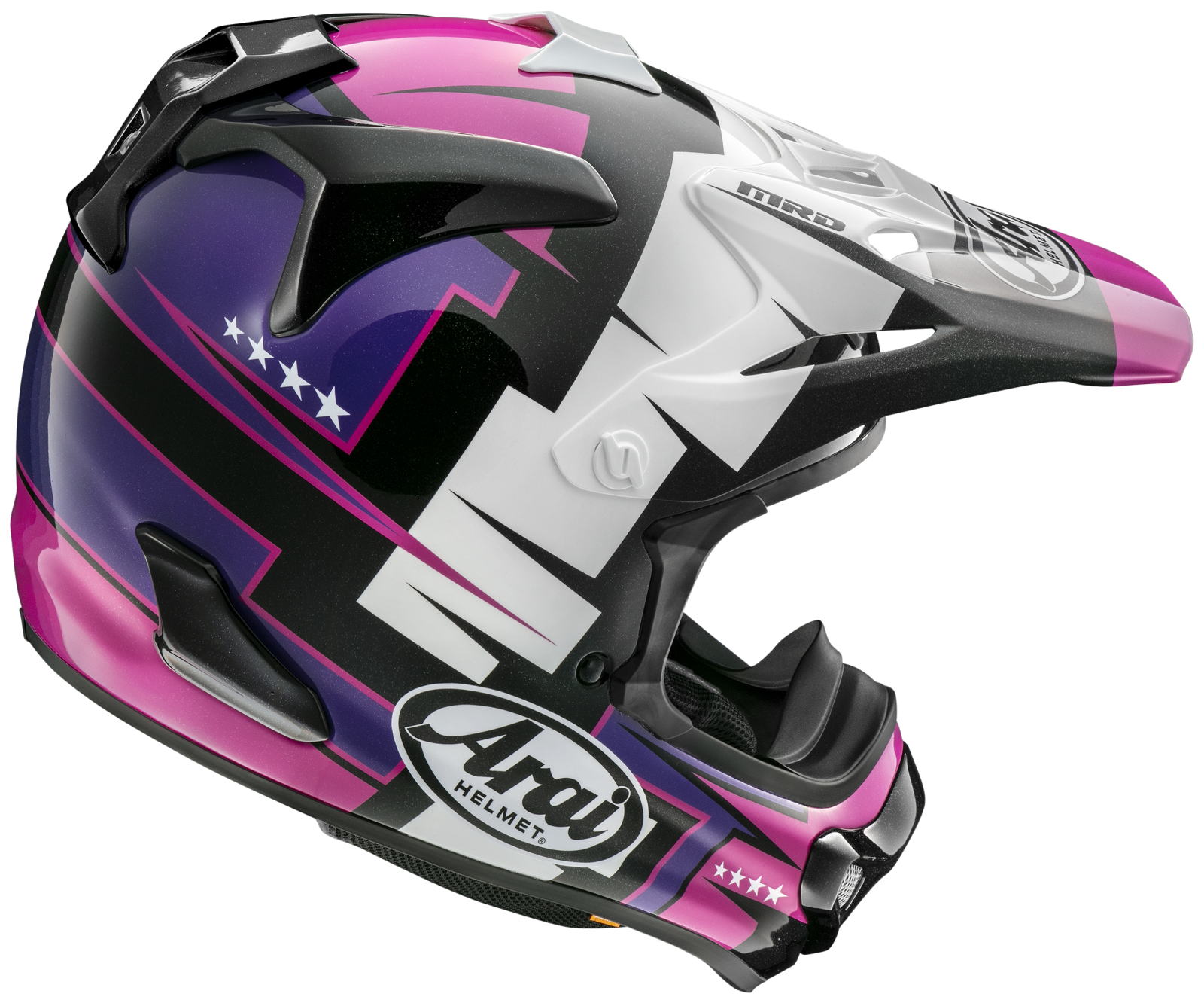 アライヘルメット Vクロス4 バトル紫 【V-CROSS4 BATTLE PURPLE