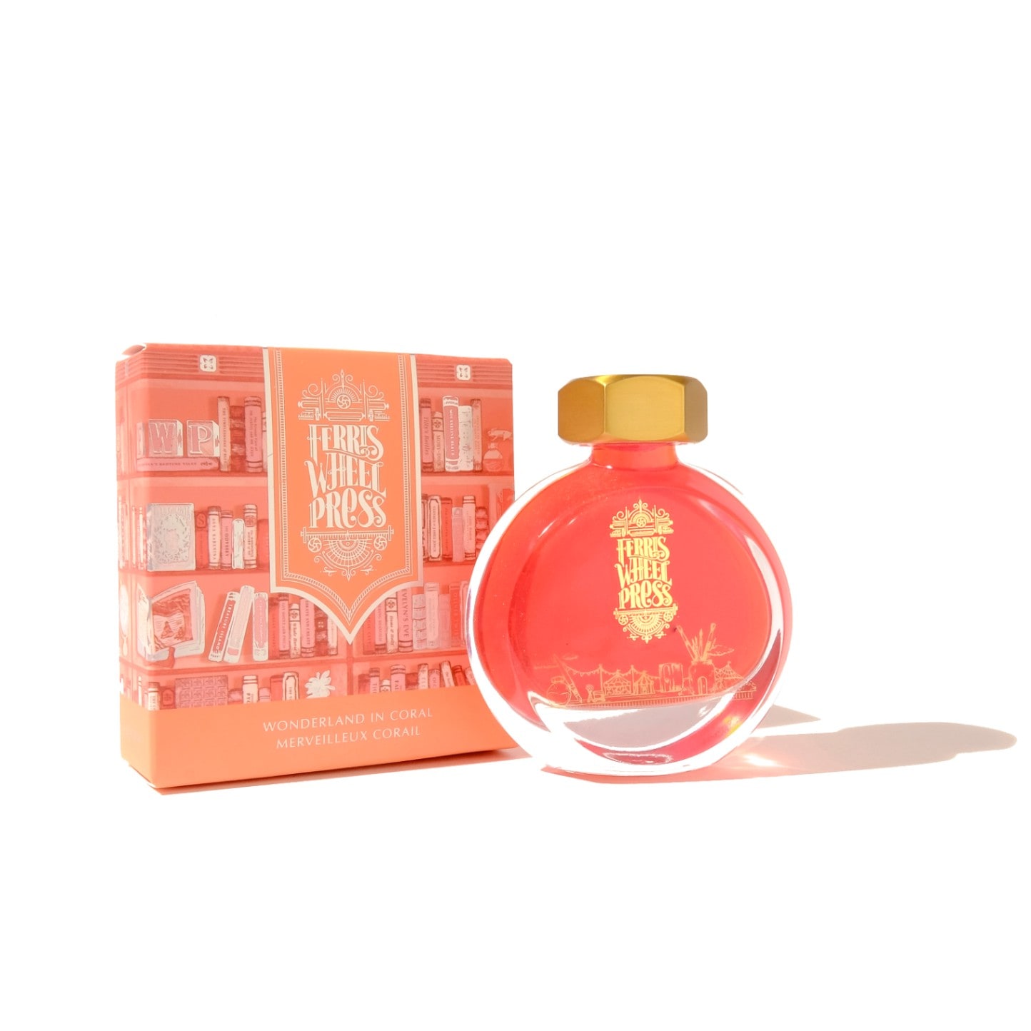 Ferris Wheel Press Wonderland in Coral Ink 38ml